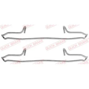 Kit d'accessoires, plaquette de frein à disque QUICK BRAKE 109-1159