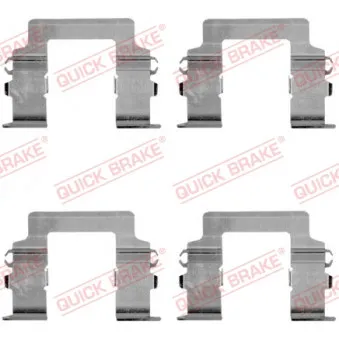 Kit d'accessoires, plaquette de frein à disque QUICK BRAKE 109-1161