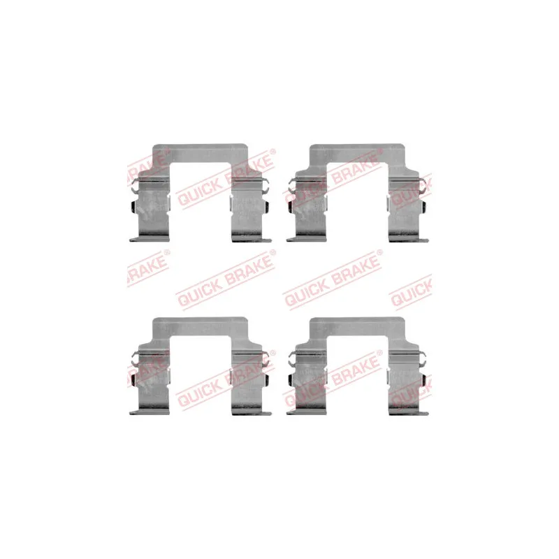 Kit d'accessoires, plaquette de frein à disque QUICK BRAKE 109-1161