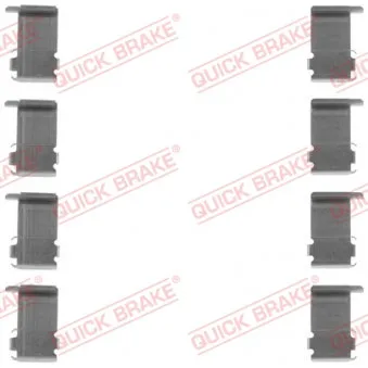 Kit d'accessoires, plaquette de frein à disque QUICK BRAKE 109-1162