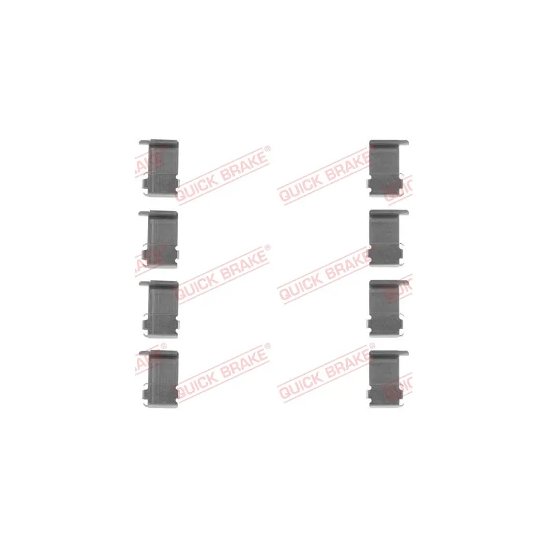 Kit d'accessoires, plaquette de frein à disque QUICK BRAKE 109-1162