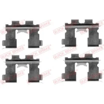 Kit d'accessoires, plaquette de frein à disque QUICK BRAKE 109-1163