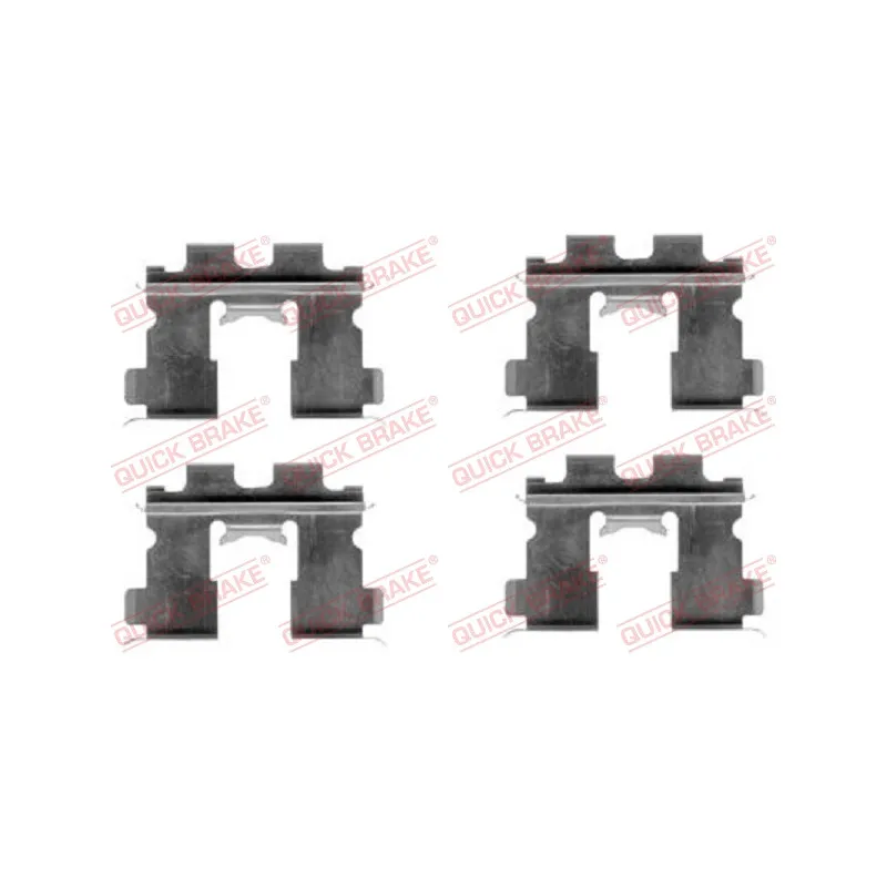 Kit d'accessoires, plaquette de frein à disque QUICK BRAKE 109-1163