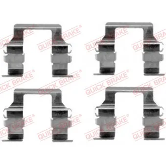 Kit d'accessoires, plaquette de frein à disque QUICK BRAKE 109-1164
