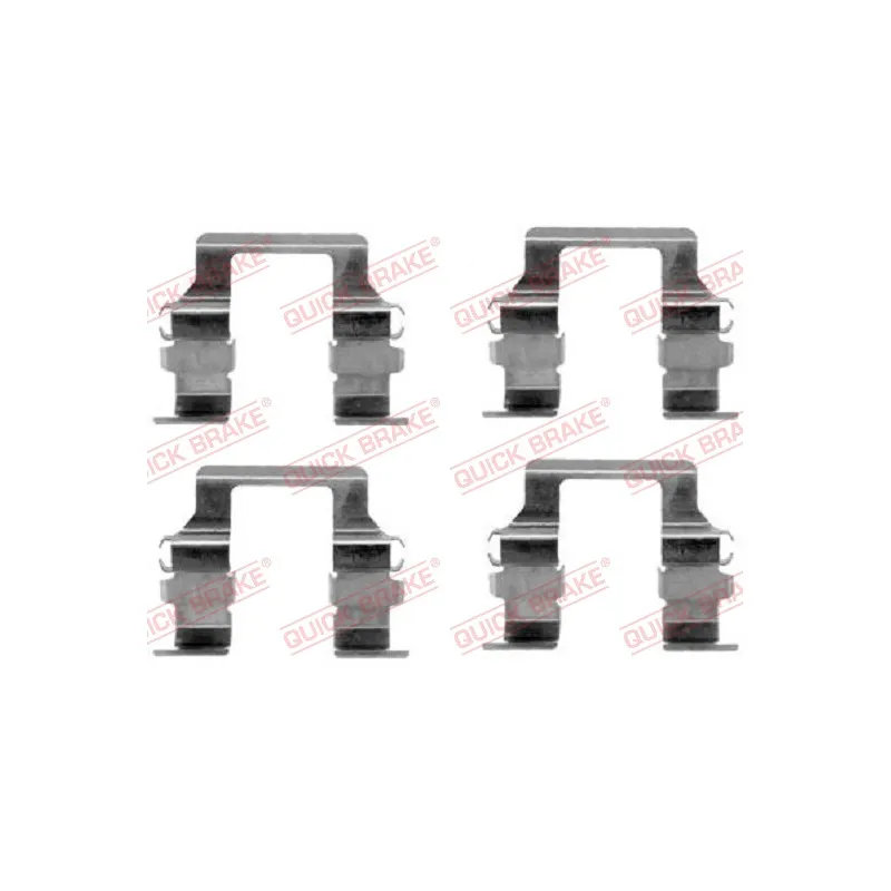 Kit d'accessoires, plaquette de frein à disque QUICK BRAKE 109-1164