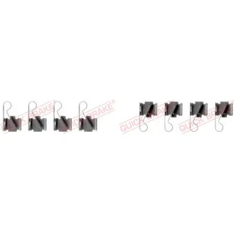 Kit d'accessoires, plaquette de frein à disque QUICK BRAKE 109-1167