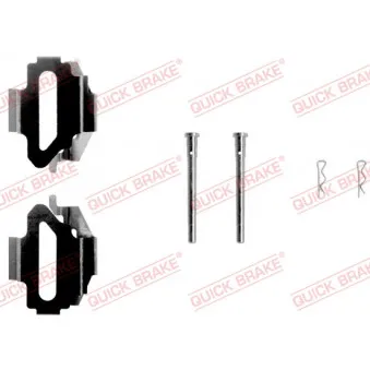 Kit d'accessoires, plaquette de frein à disque QUICK BRAKE 109-1168