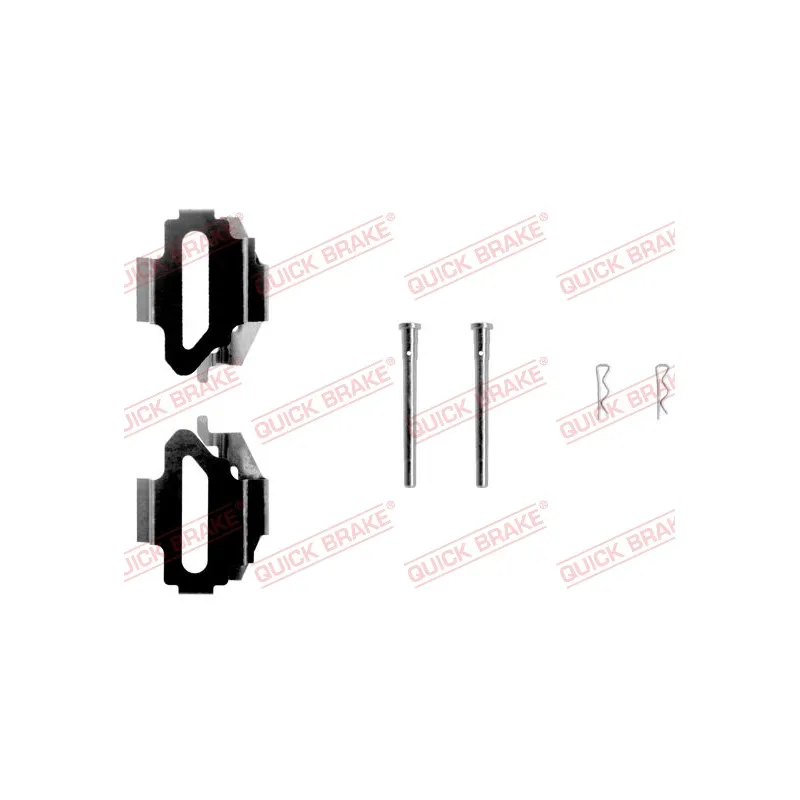 Kit d'accessoires, plaquette de frein à disque QUICK BRAKE 109-1168