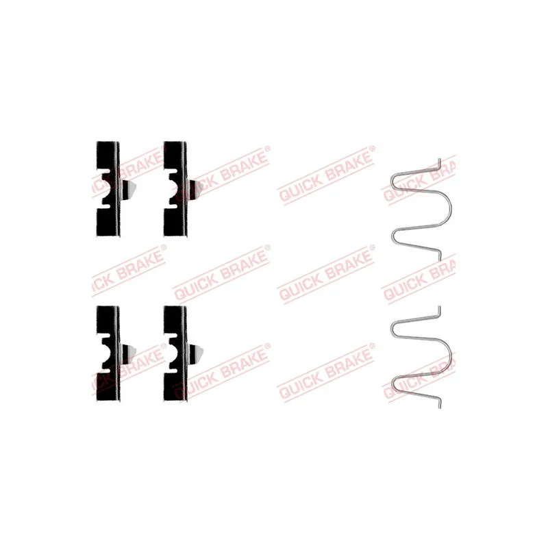 Kit d'accessoires, plaquette de frein à disque QUICK BRAKE 109-1170