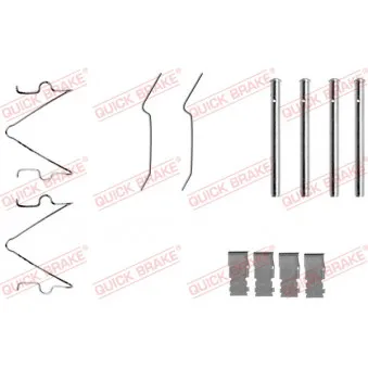 Kit d'accessoires, plaquette de frein à disque QUICK BRAKE