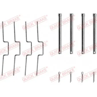 Kit d'accessoires, plaquette de frein à disque QUICK BRAKE 109-1176