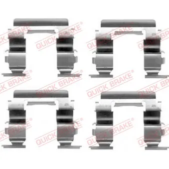 Kit d'accessoires, plaquette de frein à disque QUICK BRAKE 109-1181