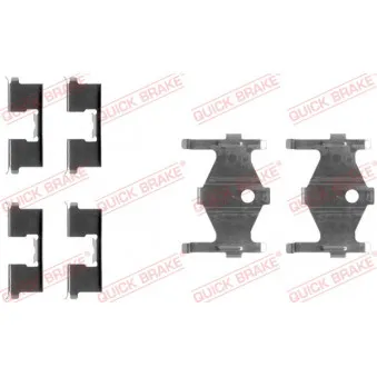 Kit d'accessoires, plaquette de frein à disque QUICK BRAKE 109-1185