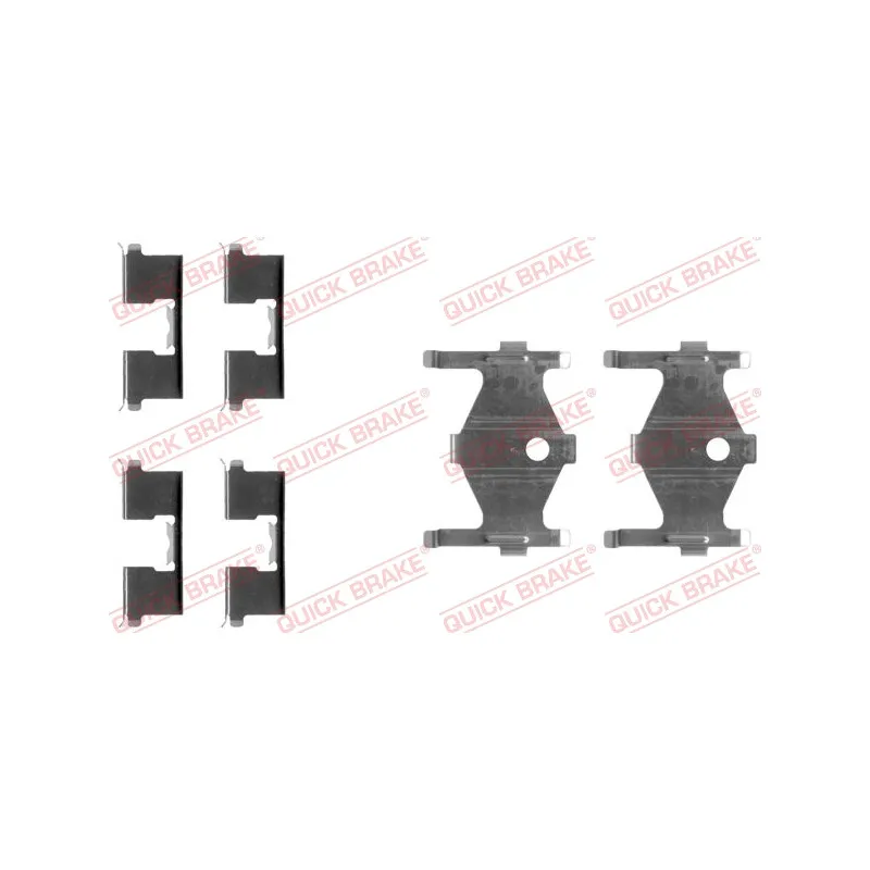 Kit d'accessoires, plaquette de frein à disque QUICK BRAKE 109-1185