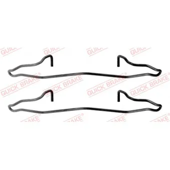 Kit d'accessoires, plaquette de frein à disque QUICK BRAKE 109-1186