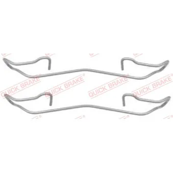 Kit d'accessoires, plaquette de frein à disque QUICK BRAKE 109-1187