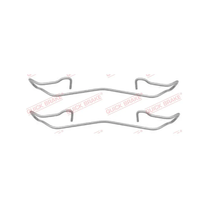 Kit d'accessoires, plaquette de frein à disque QUICK BRAKE 109-1187