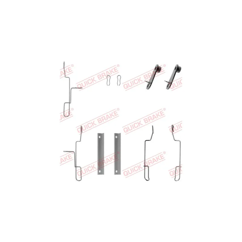 Kit d'accessoires, plaquette de frein à disque QUICK BRAKE 109-1188