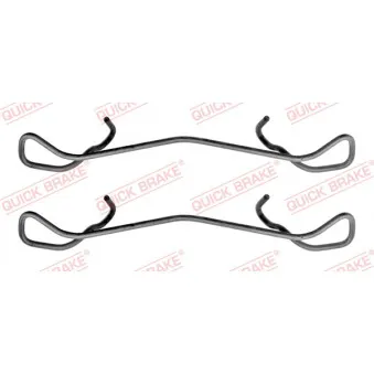 Kit d'accessoires, plaquette de frein à disque QUICK BRAKE 109-1189