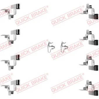 Kit d'accessoires, plaquette de frein à disque QUICK BRAKE 109-1191