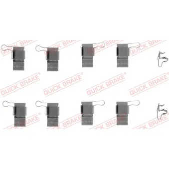 Kit d'accessoires, plaquette de frein à disque QUICK BRAKE 109-1193