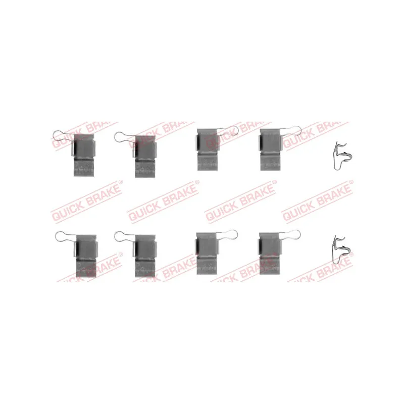 Kit d'accessoires, plaquette de frein à disque QUICK BRAKE 109-1193