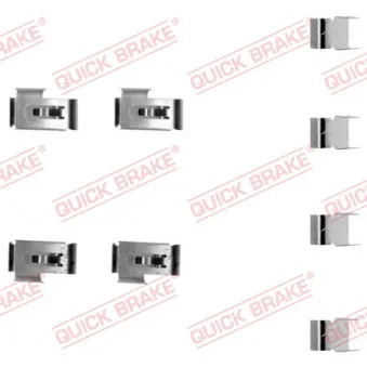 Kit d'accessoires, plaquette de frein à disque QUICK BRAKE 109-1198