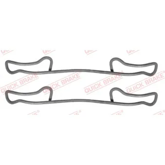 Kit d'accessoires, plaquette de frein à disque QUICK BRAKE 109-1200