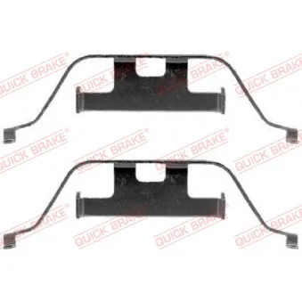 Kit d'accessoires, plaquette de frein à disque QUICK BRAKE 109-1201