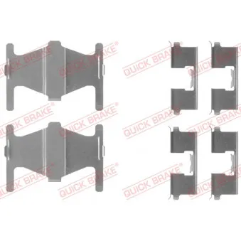 Kit d'accessoires, plaquette de frein à disque QUICK BRAKE 109-1204