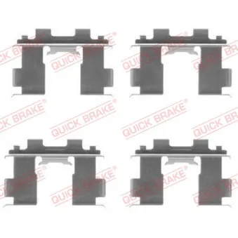 Kit d'accessoires, plaquette de frein à disque QUICK BRAKE 109-1205