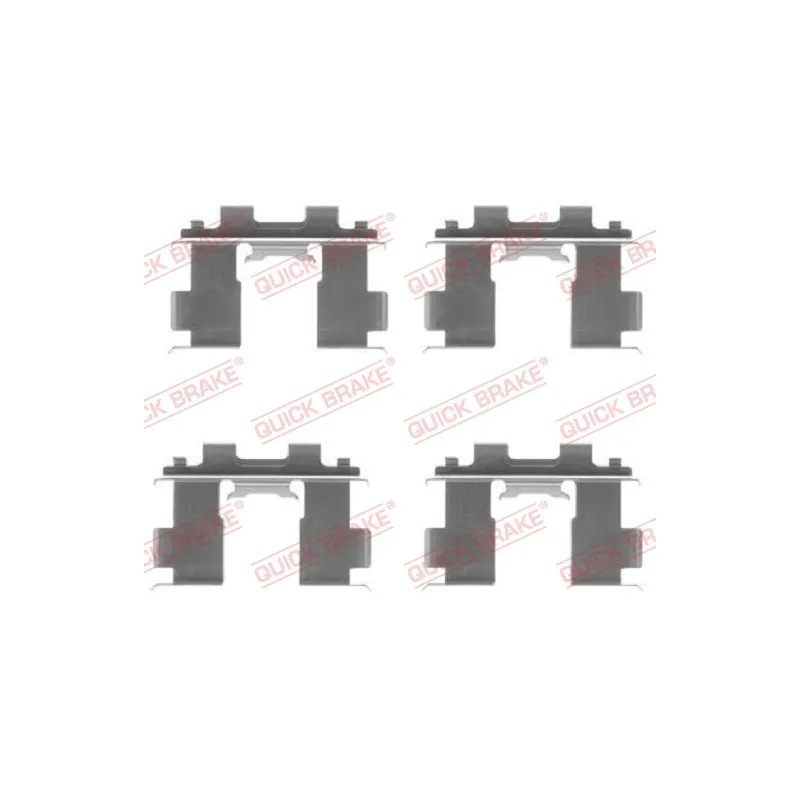 Kit d'accessoires, plaquette de frein à disque QUICK BRAKE 109-1205