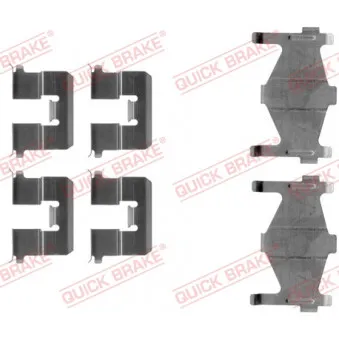 Kit d'accessoires, plaquette de frein à disque QUICK BRAKE 109-1206