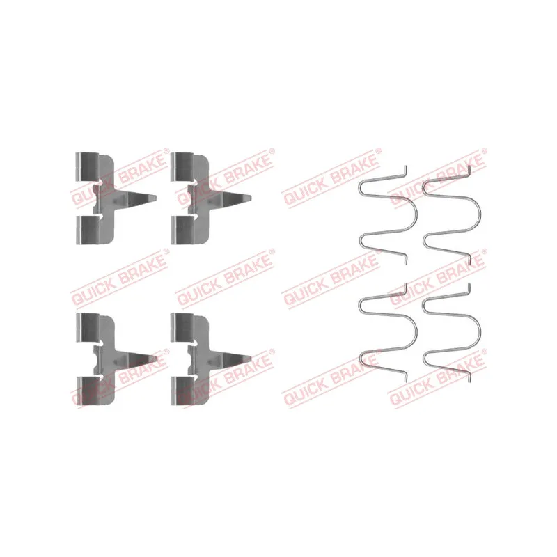 Kit d'accessoires, plaquette de frein à disque QUICK BRAKE 109-1207