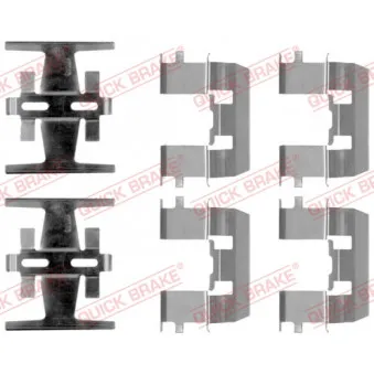 Kit d'accessoires, plaquette de frein à disque QUICK BRAKE 109-1208
