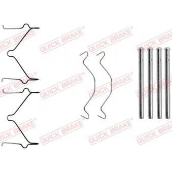 Kit d'accessoires, plaquette de frein à disque QUICK BRAKE 109-1209