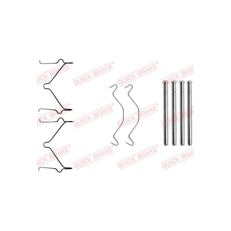 Kit d'accessoires, plaquette de frein à disque QUICK BRAKE 109-1209