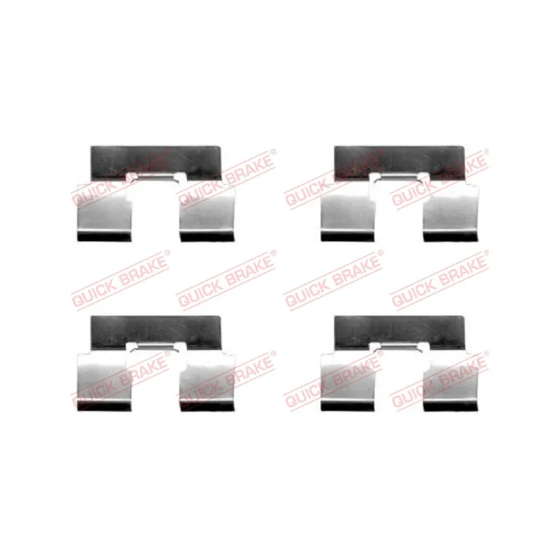 Kit d'accessoires, plaquette de frein à disque QUICK BRAKE 109-1214