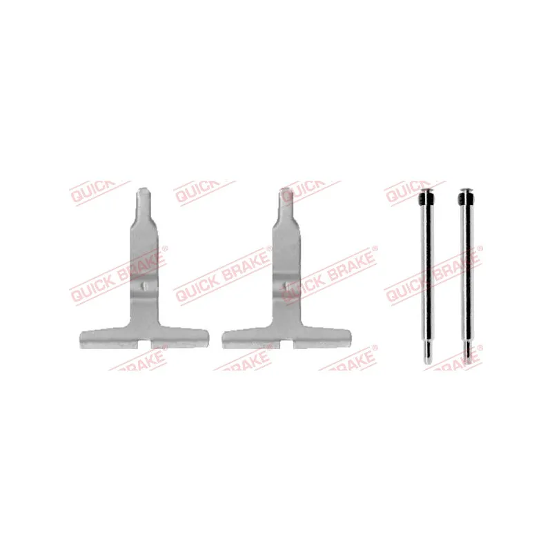 Kit d'accessoires, plaquette de frein à disque QUICK BRAKE 109-1217