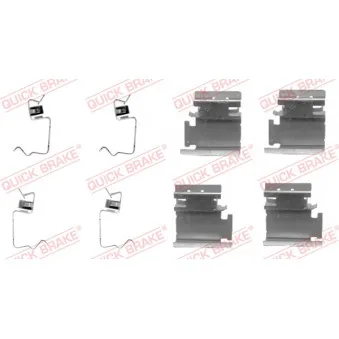 Kit d'accessoires, plaquette de frein à disque QUICK BRAKE 109-1218