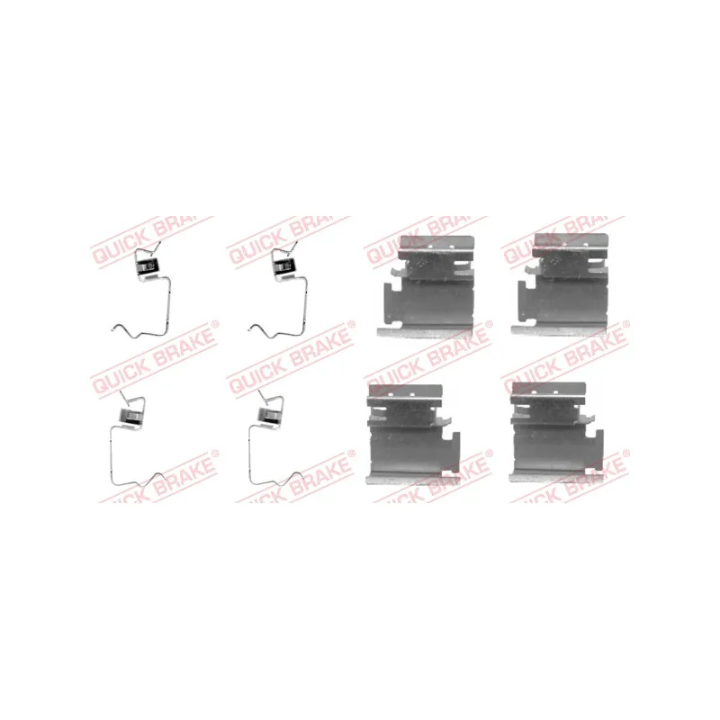 Kit d'accessoires, plaquette de frein à disque QUICK BRAKE 109-1218