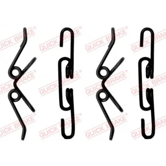 Kit d'accessoires, plaquette de frein à disque QUICK BRAKE 109-1220
