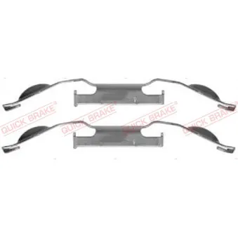 Kit d'accessoires, plaquette de frein à disque QUICK BRAKE 109-1221
