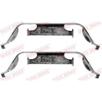 Kit d'accessoires, plaquette de frein à disque QUICK BRAKE