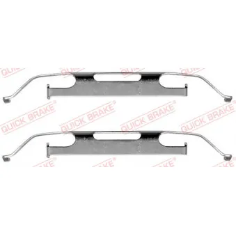 Kit d'accessoires, plaquette de frein à disque QUICK BRAKE 109-1223