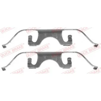 Kit d'accessoires, plaquette de frein à disque QUICK BRAKE 109-1224