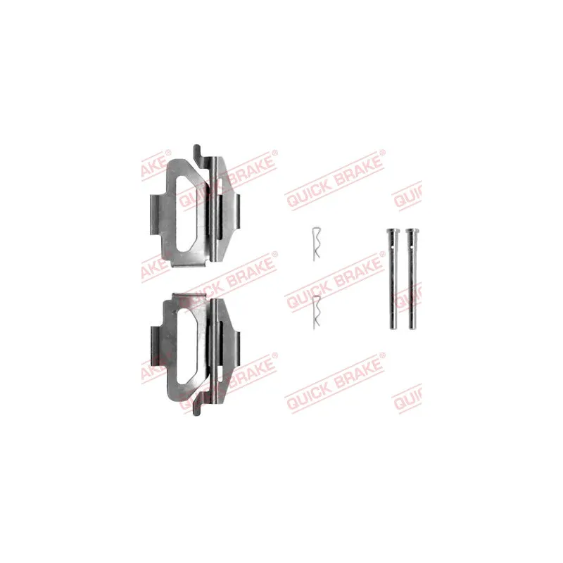 Kit d'accessoires, plaquette de frein à disque QUICK BRAKE 109-1225