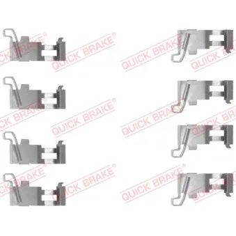 Kit d'accessoires, plaquette de frein à disque QUICK BRAKE 109-1226