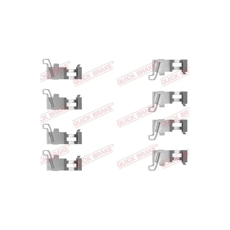 Kit d'accessoires, plaquette de frein à disque QUICK BRAKE 109-1226