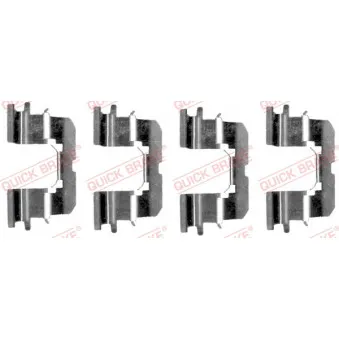 Kit d'accessoires, plaquette de frein à disque QUICK BRAKE 109-1227